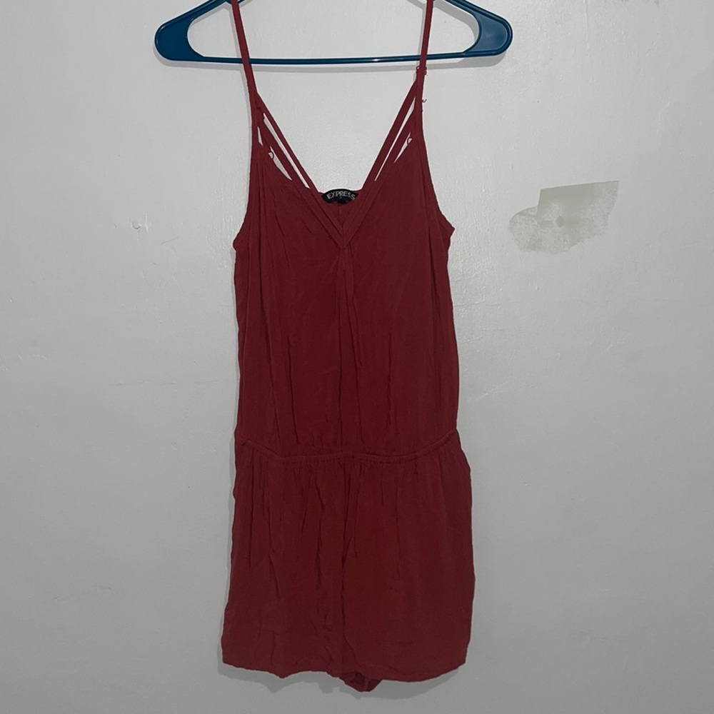 Size S Burnt Orange Express Romper